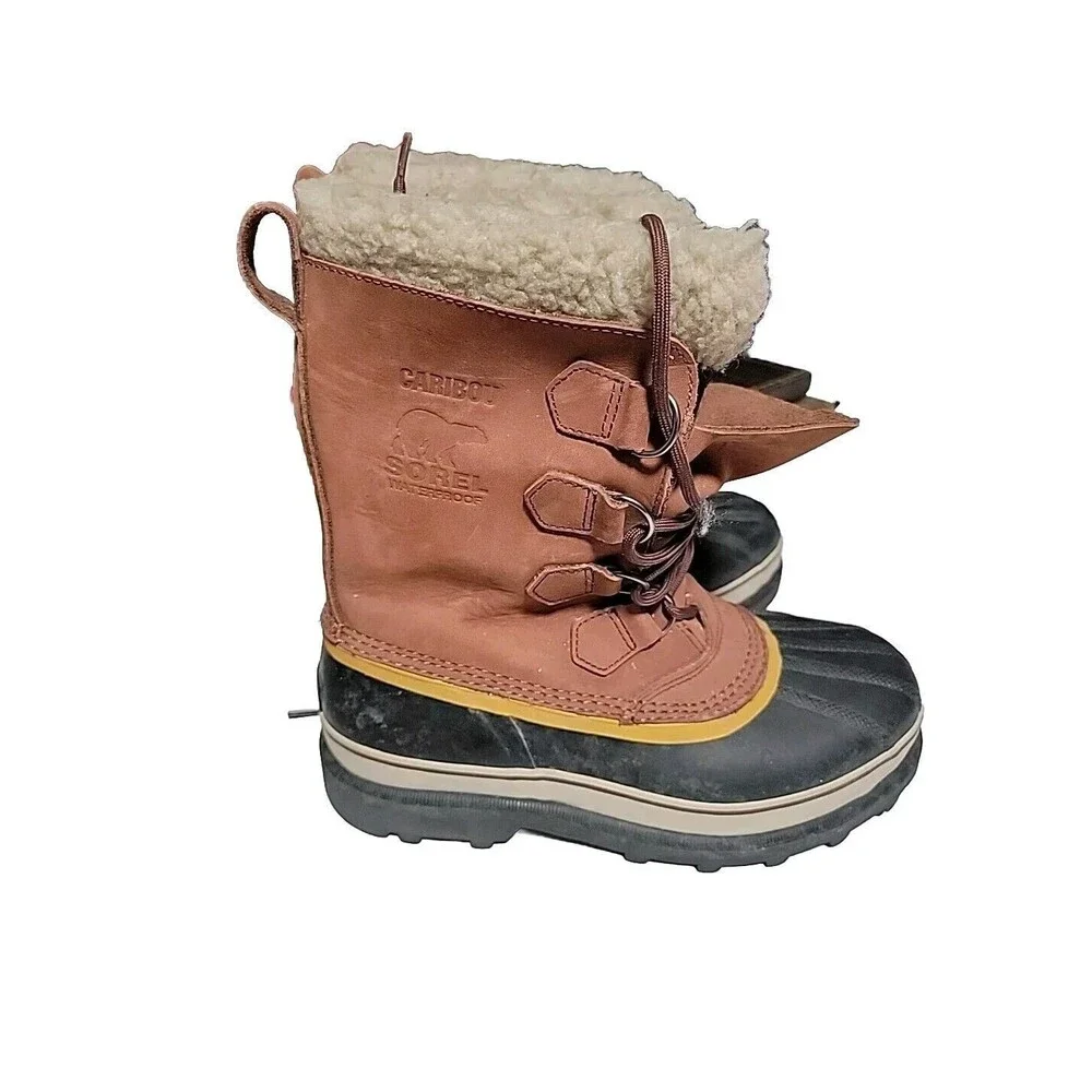 Sorel Caribou Womens Lace up Waterproof Insulated Snow Boots size 8